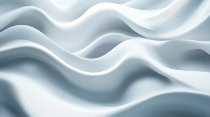 Obraz premium Abstract modern illustration of an undulating wave surface. Futuristic background design, Generative AI