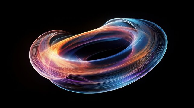 Abstract futuristic circles. Science technology machine. Graphic concept for your design