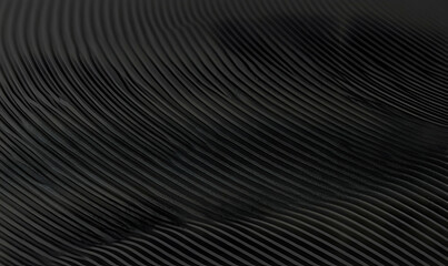 Abstract black textured background with flowing, wavy lines. Perfect for modern design projects.