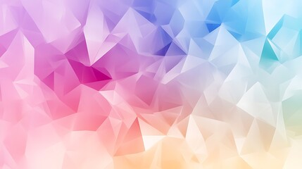Abstract Pastel Triangle Pattern Background Design