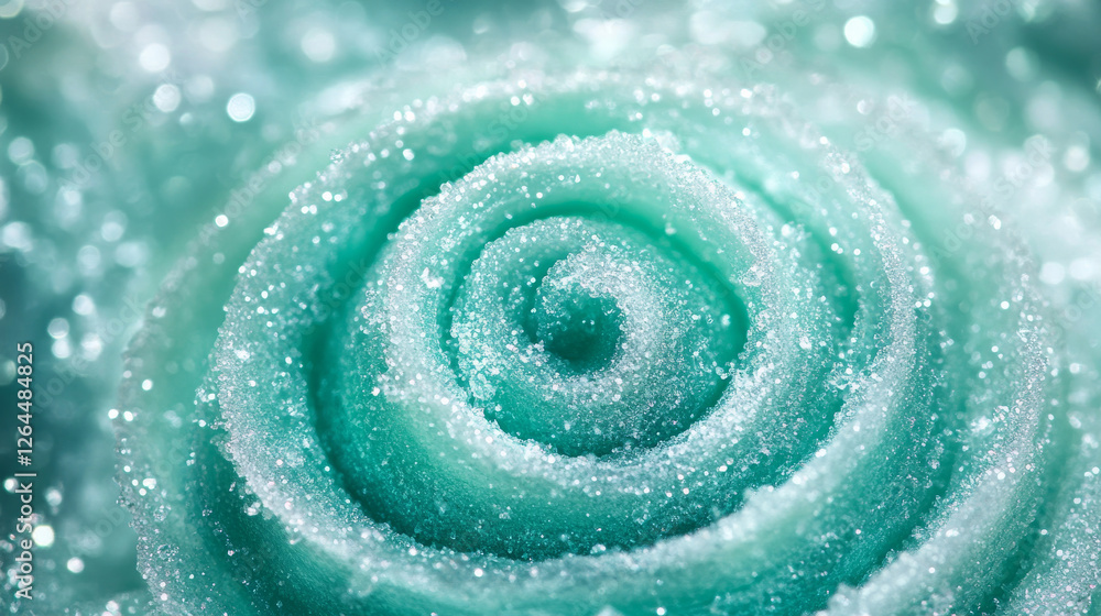 Poster turquoise air wind flow vector effect set. magic 3d fresh swirl with cold and frosty breath stream. 