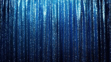 Blue curtains sequin beautiful glitter texture map pattern background