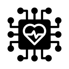 IoT glyph icon