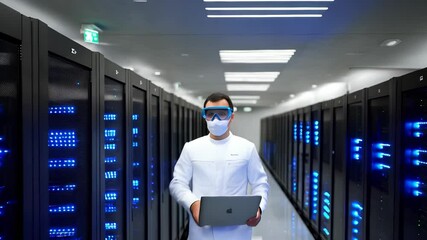  Data Center Technician in Server Room - Powered by Adobe