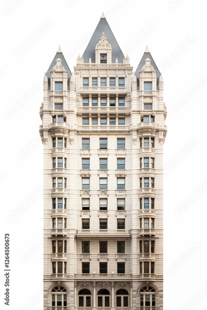 Wall mural Tall american classic buildings architecture skyscraper tower.