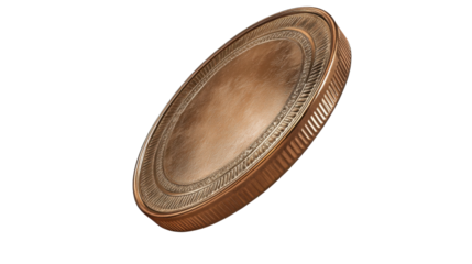 Coin isolated on white background 