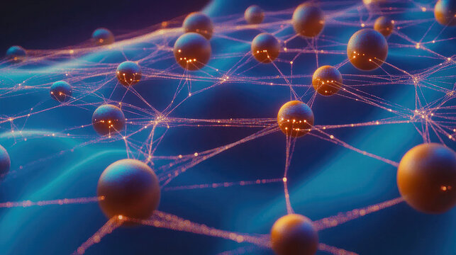 An abstract glowing grid of stars and planets, symbolizing the precision of universal space measurement.