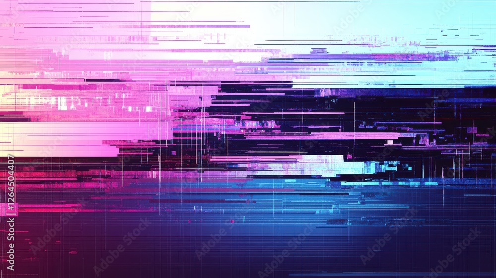 Poster this abstract background image features a glitch effect that gives it a digital, futuristic look. th