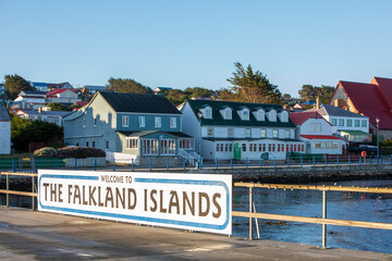The capital of the Falkland Islands, Port Stanley,
