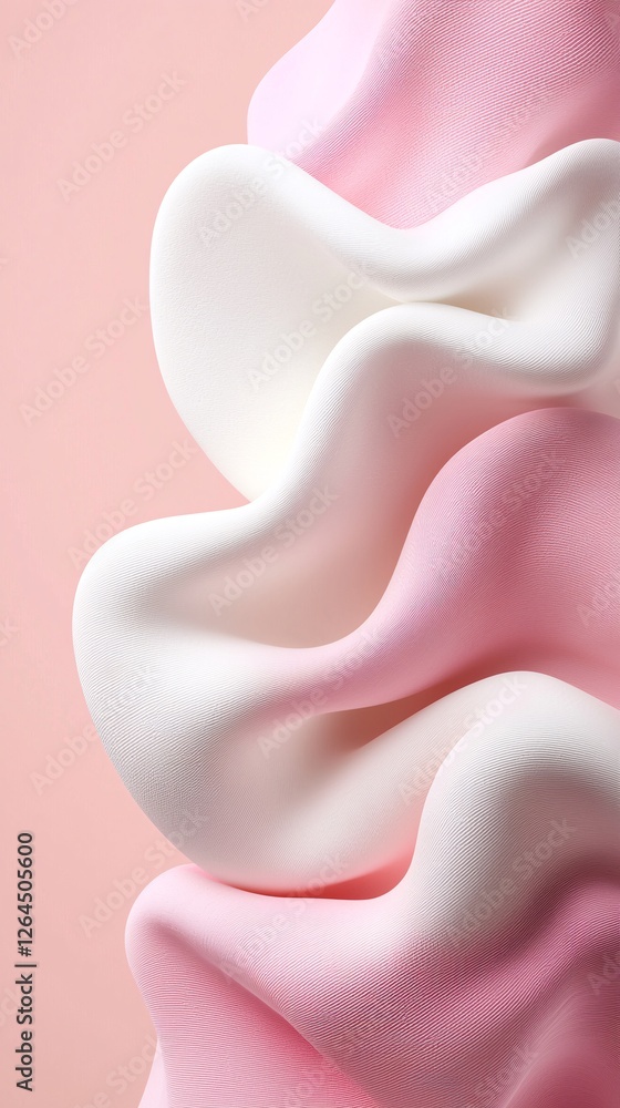 Poster a mesmerizing fusion of organic and mechanical elements, blending soft curves with sharp angular for
