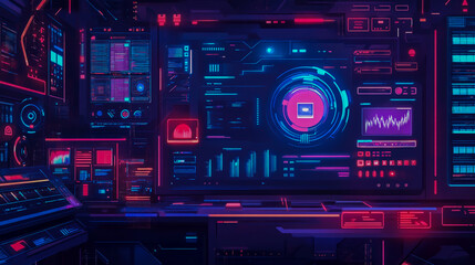 Obraz premium Modern web development and cross-platform coding concept