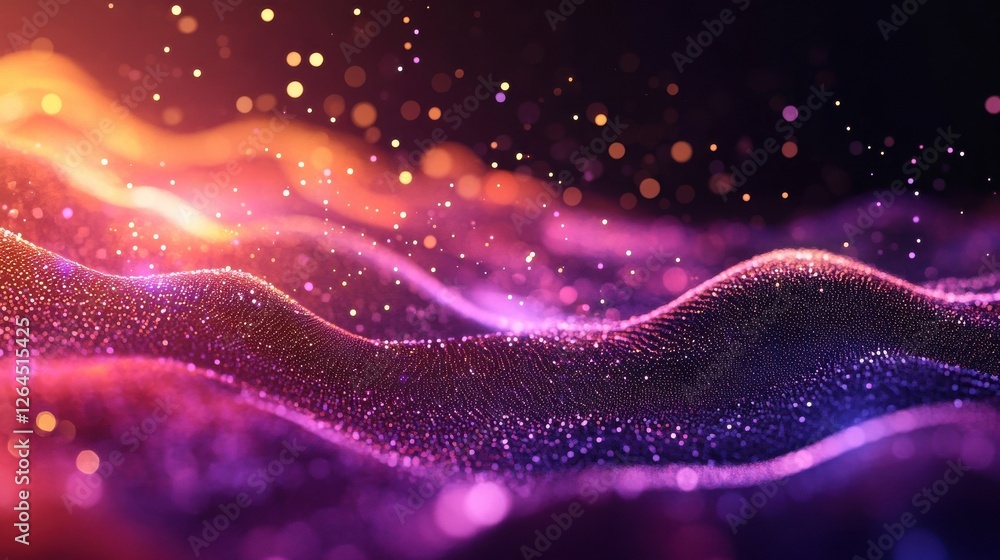 Poster future technology line background and light effect, cyberpunk style background material with a sense