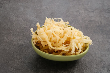 Rumput Laut Kering or Dried Seaweed, food ingredient
