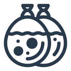 Water Balloons for Holi Filled with Bright Festive Colors