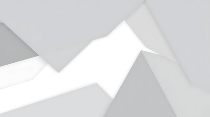 High-resolution abstract background image showcasing a minimalist design with overlapping geometric shapes in varying shades of gray, creating a sense of depth and dimension, render.