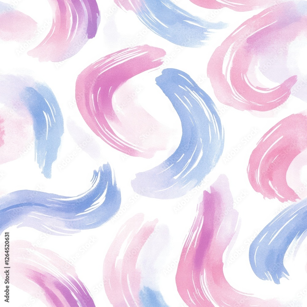 Poster colorful abstract brush strokes in pastel shades create a vibrant background pattern for creative pr