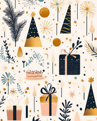 Cake for birthday parties card making background