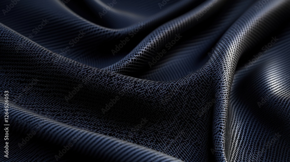 Poster dynamic and mesmerizing abstract black wavy background with a captivating textured pattern