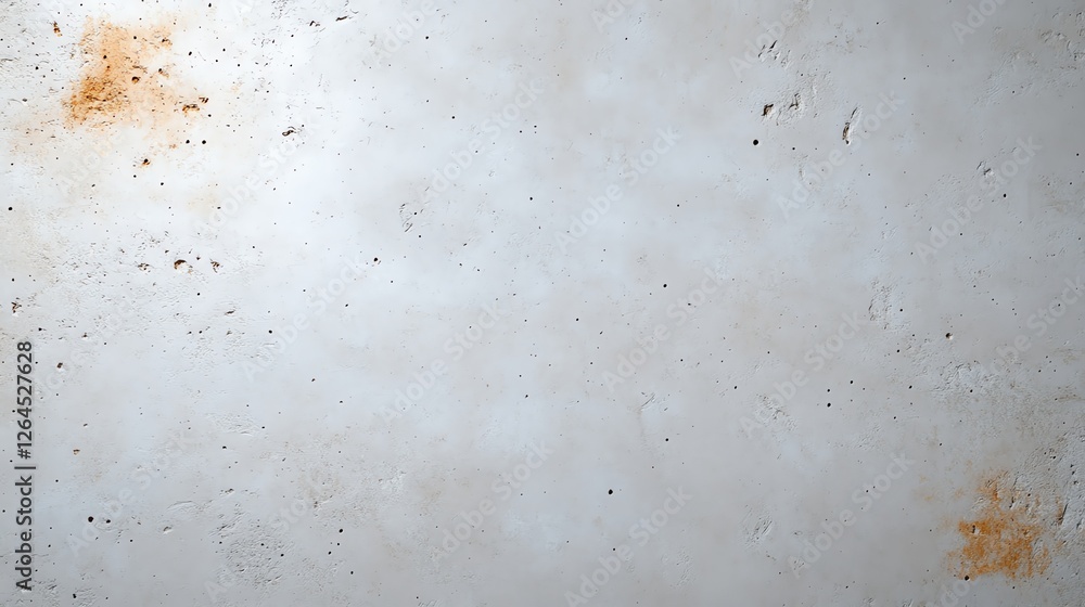 Poster closeup of a textured concrete wall with subtle rust stains and rough surface details.