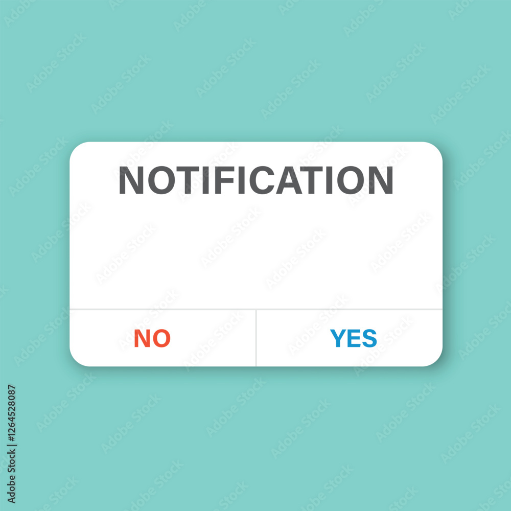 Poster new message icon in flat style. incoming inbox email vector illustration on isolated background. bub
