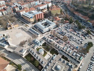 Fototapeta premium Ahi Evran Mosque and complex located in Kırşehir province of Turkey