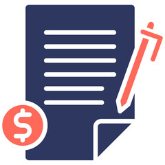 Contract glyph color icon