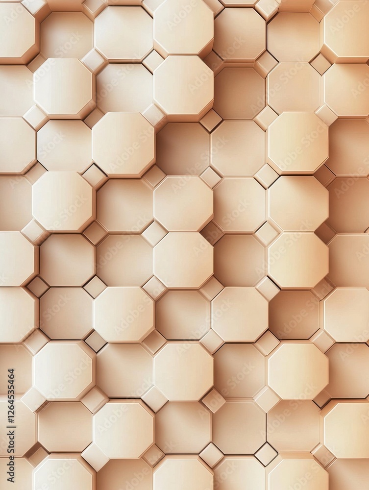 Poster abstract hexagonal wallpaper/background/backdrop