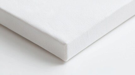 Corner Of A Blank White Canvas