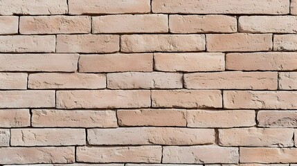 Obraz premium Light Brown Textured Brick Wall Background