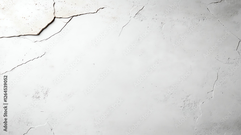 Poster minimalist cracked white wall texture perfect for background and design elements in architecture pro
