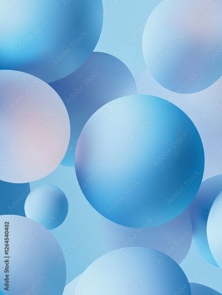 Aufkleber vector light blue background with smooth gradients and simple shapes, ideal for web and graphic desi