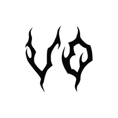 VO monogram logo design letter text name symbol monochrome logotype alphabet character simple logo