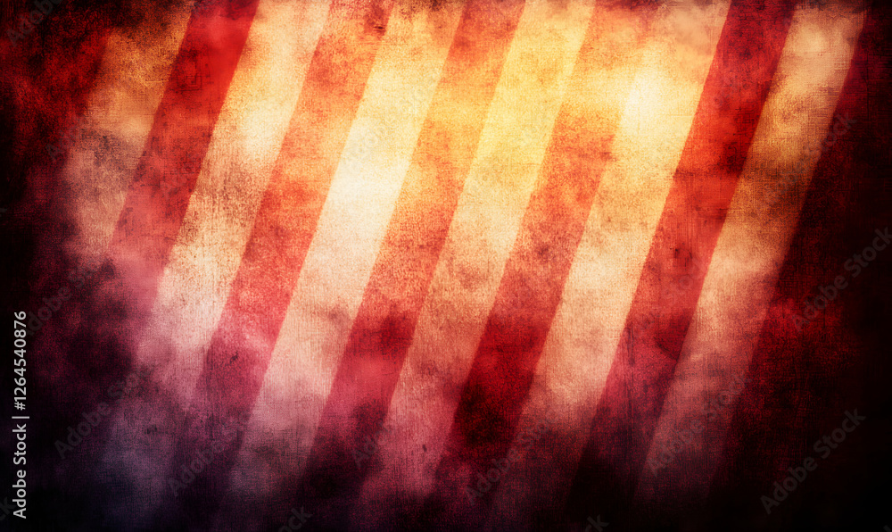 Poster abstract grunge background featuring diagonal red and orange stripes on a textured surface. perfect 