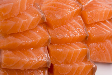 サーモンの刺身