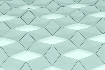 Obraz premium Geometric Light Teal Color Shapes and Patterns Abstract Background for Bold Designs
