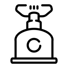 camping gas Line Icon