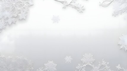Elegant Snow White Gradient