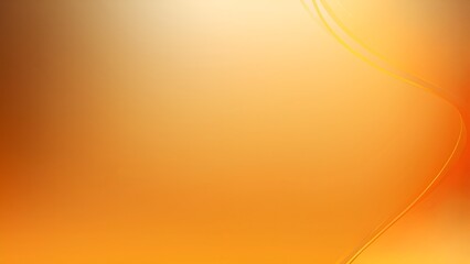 Abstract Golden Gradient Background with Flowing Lines