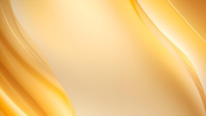 Citrine Yellow and Light Amber Brilliance with Shimmering Silver Accents abstract golden background with waves