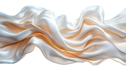 Fluid Elegance: A graceful flow of lustrous, opalescent fabric dances across the frame, capturing a moment of ethereal beauty with a soft, inviting sheen.