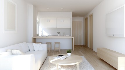 Modern Minimalist Apartment Interior