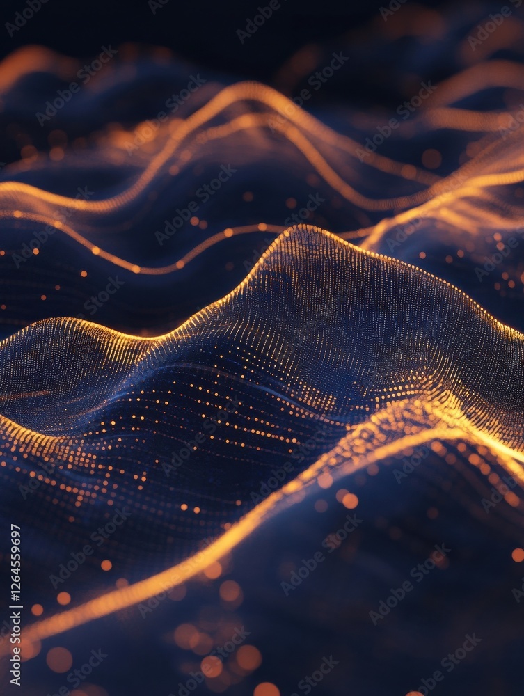 Poster creative forex chart backround with lines. finance and trade concept. 3d rendering