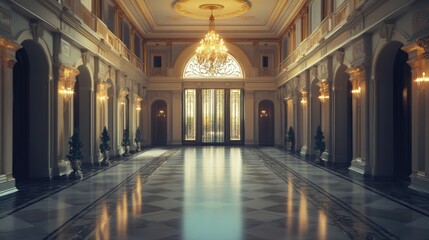 Grand Palace Hall: A Luxurious Interior Design
