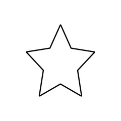 Star icons silhouette icon design template