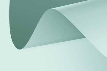 Light Teal Paper Fold Background for Minimalist and Elegant Designs