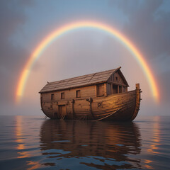 Landscape of a lake surrounded by mountains