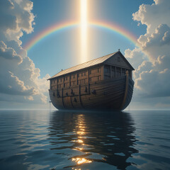 Landscape of a lake surrounded by mountains