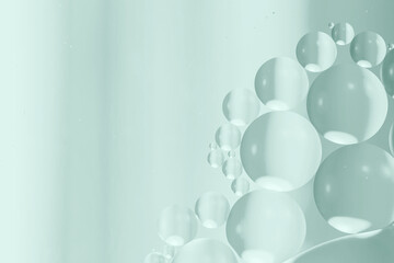 Light Teal Water Bubble Abstract Background for Stunning Visuals