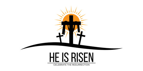 Fototapeta premium He is Risen, Easter Monday