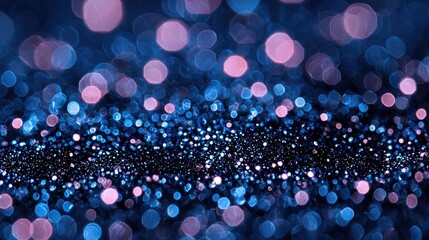 Vibrant abstract background of colorful bokeh lights creating a festive atmosphere